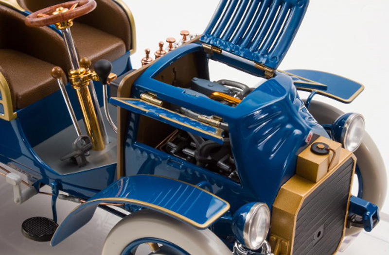 Lohner Porsche Mixte 1901 Elektroauto blau 1:18 Ferdinand Porsche Konstruktion