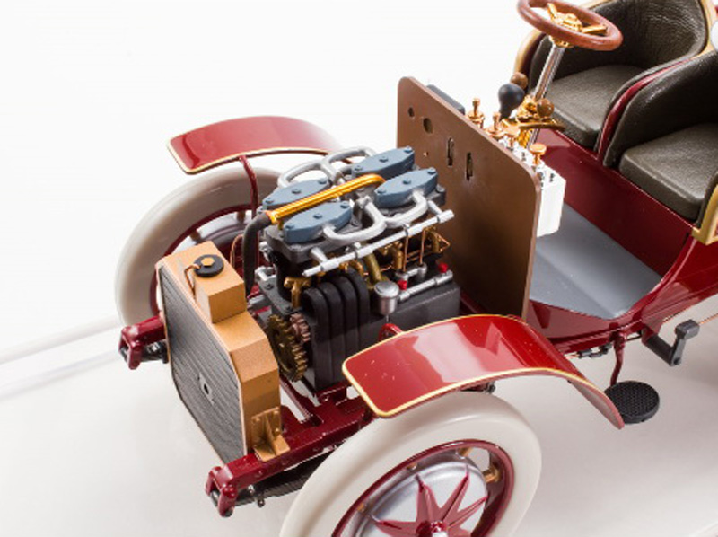 Lohner Porsche Mixte 1901 Elektroauto rot 1:18 Ferdinand Porsche Konstruktion
