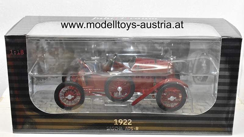 Austro Daimler ADR Rennwagen SASCHA 1922 rot 1:18 Ferdinand Porsche Konstruktion