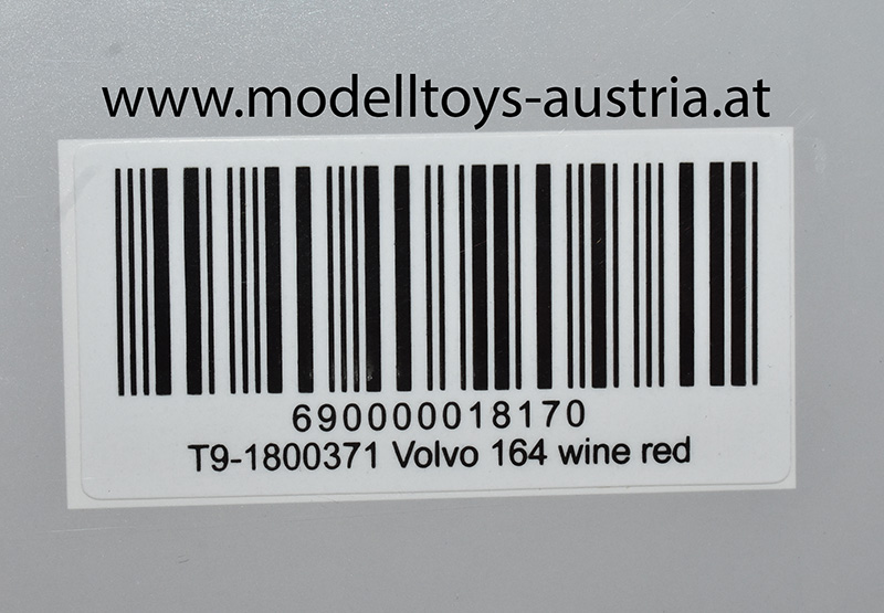 Volvo 164 Limousine 1970 wein rot 1:18