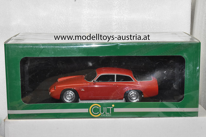 Alfa Romeo Giulietta Sprint Zagato Coda Tronca 1961 rot 1:18