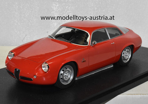 Alfa Romeo Giulietta Sprint Zagato Coda Tronca 1961 rot 1:18