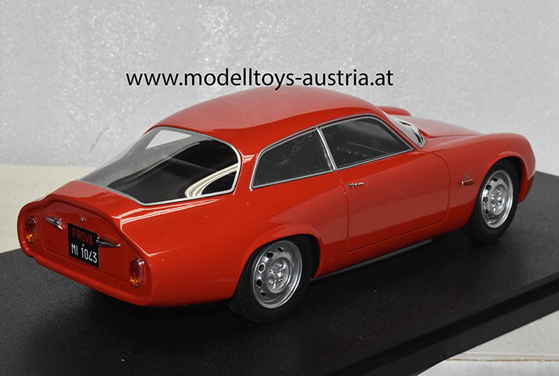Alfa Romeo Giulietta Sprint Zagato Coda Tronca 1961 rot 1:18