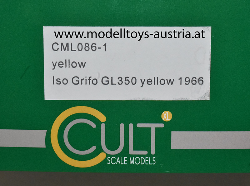 Iso Grifo GL350 Coupe 1966 gelb 1:18