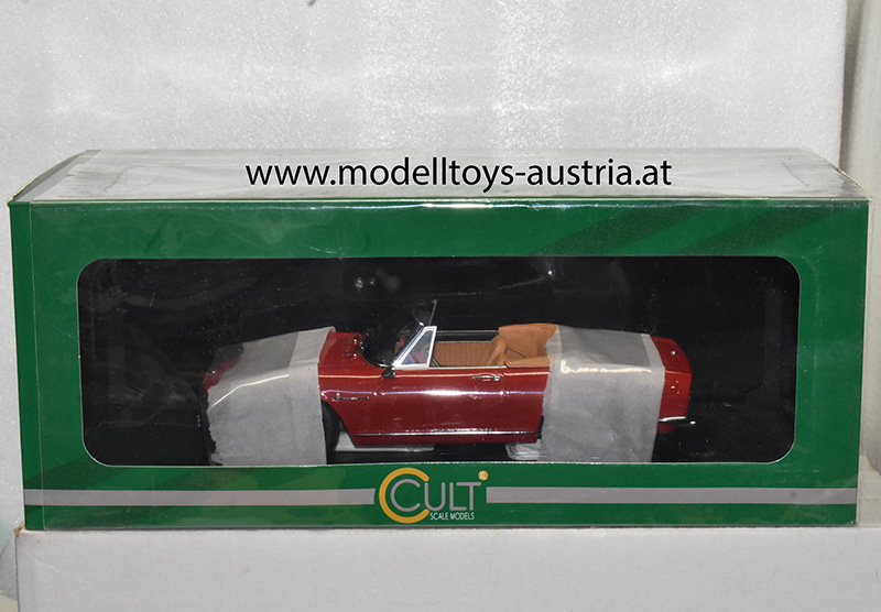 Fiat Dino Spyder Cabrio 1966 rot 1:18