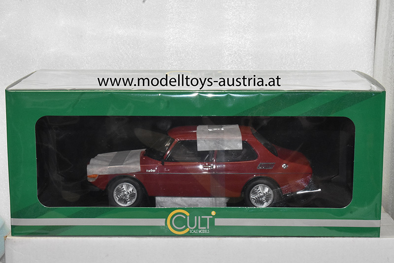Saab 99 Turbo Coupe 1981 rot metallik 1:18