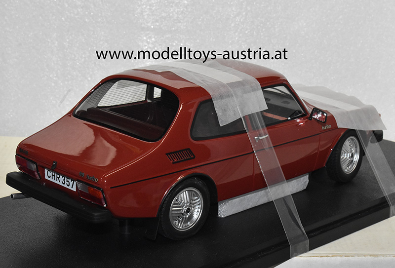 Saab 99 Turbo Coupe 1981 rot metallik 1:18