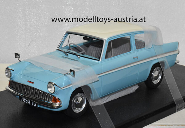Ford Anglia 105 E Coupe 1961 blau 1:18