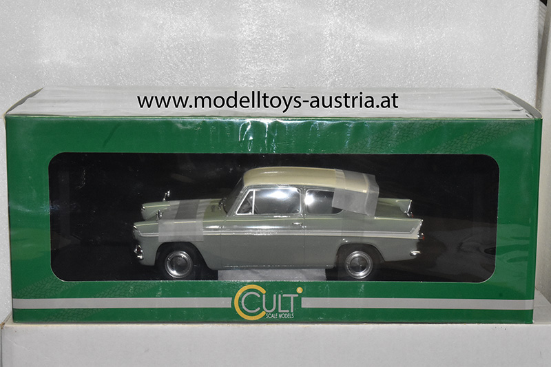 Ford Anglia 105 E Coupe 1961 grün 1:18