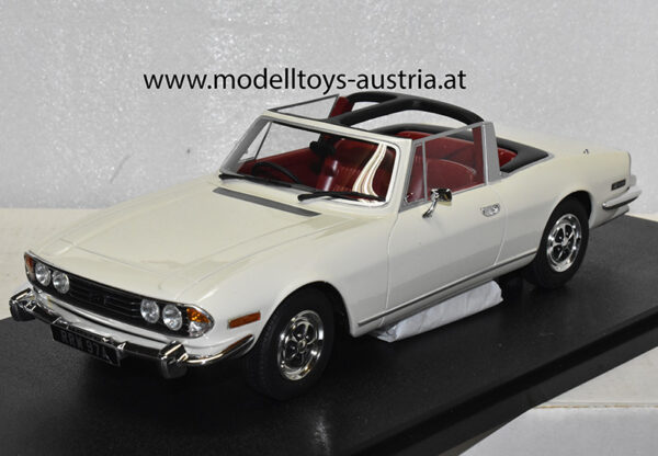 Triumph Stag MK1 Cabrio 1970 weiss 1:18