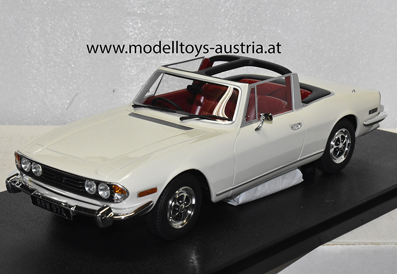Triumph Stag MK1 Cabrio 1970 weiss 1:18
