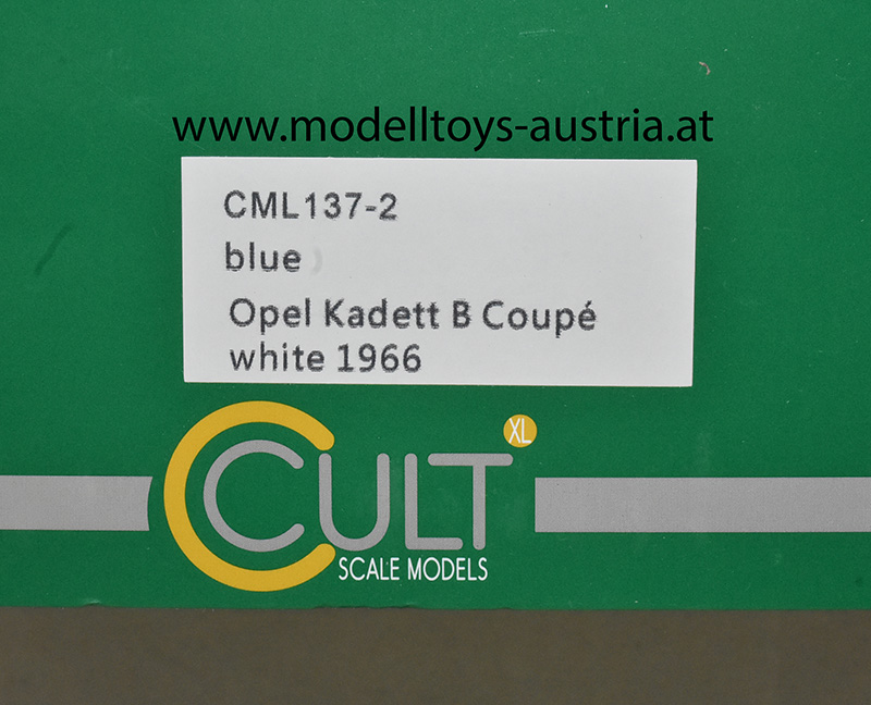 Opel Kadett B Coupe 1966 blau 1:18