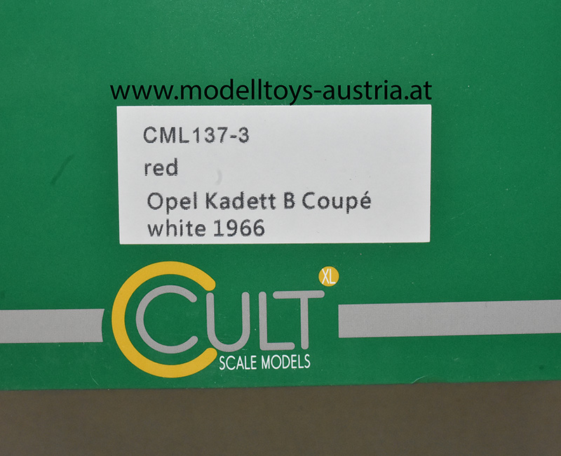 Opel Kadett B Coupe 1966 rot 1:18