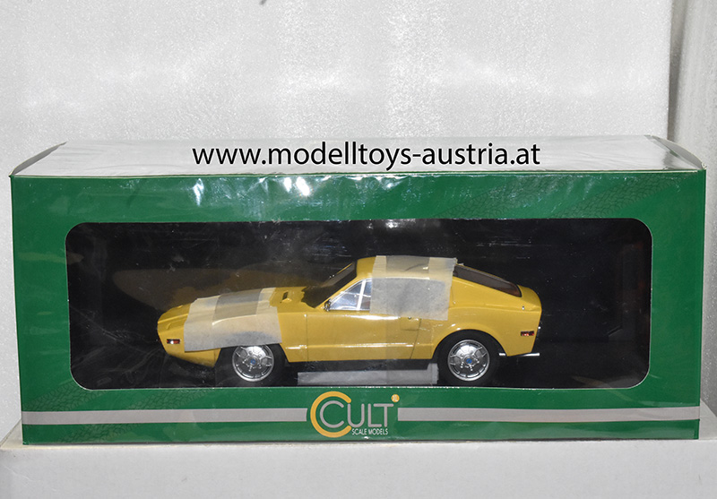 Saab Sonnet III Coupe 1973 gelb 1:18
