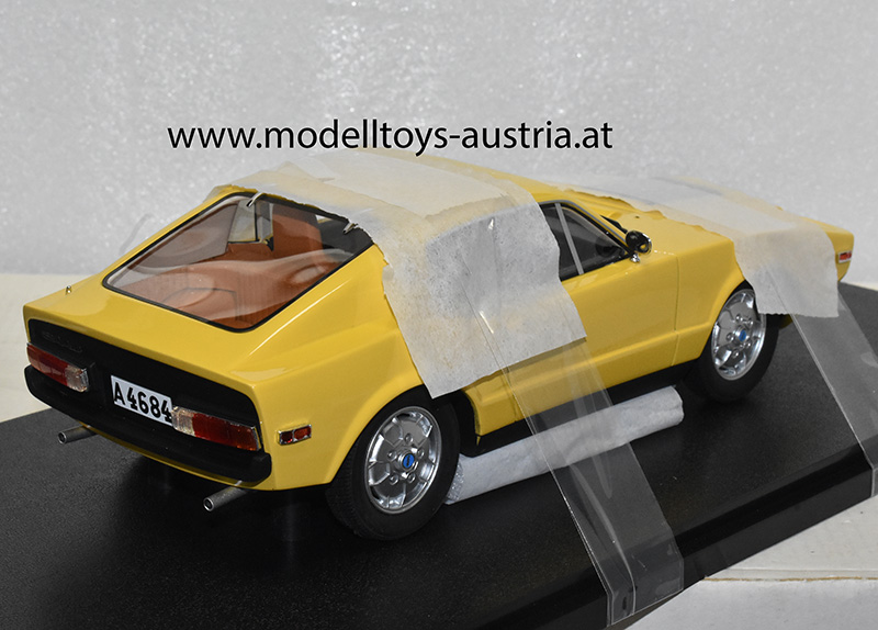 Saab Sonnet III Coupe 1973 gelb 1:18