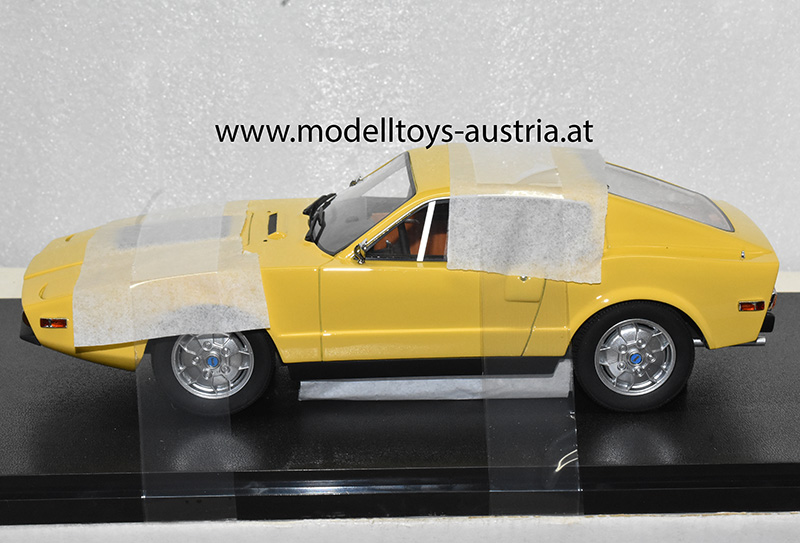 Saab Sonnet III Coupe 1973 gelb 1:18