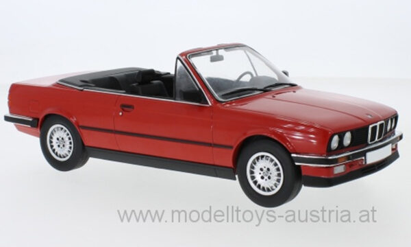 BMW E30 3er Cabrio 1985 rot 1:18