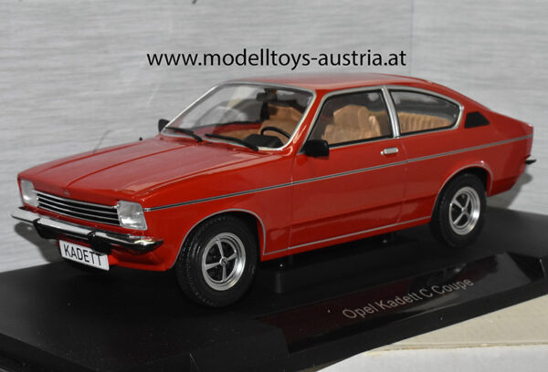 Opel Kadett C Coupe 1975 rot 1:18