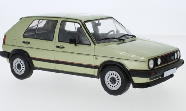 VW Golf II Golf 2 Limousine GTI 5-türig 1984 hell grün metallik 1:18