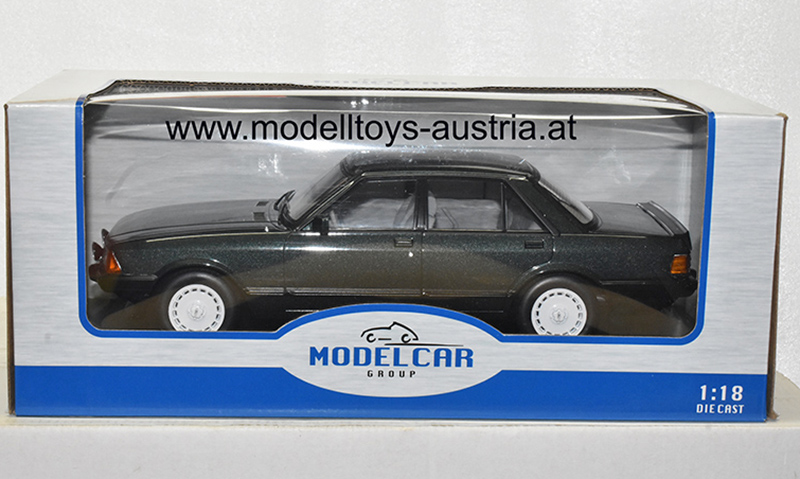 Ford Granada Limousine MK II 2.8 Ghia 1982 dunkel grün metallik 1:18