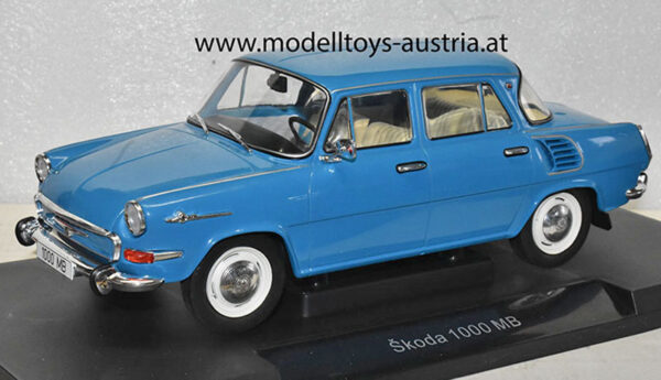 Skoda 1000 MB Limousine 1964 - 1969 blau 1:18
