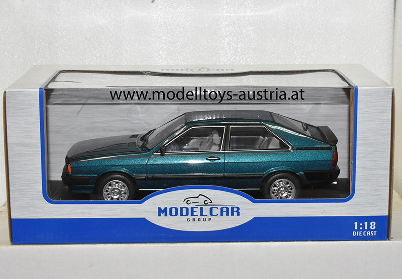 Audi Coupe B2 1980 - 1988 grün metallik 1:18