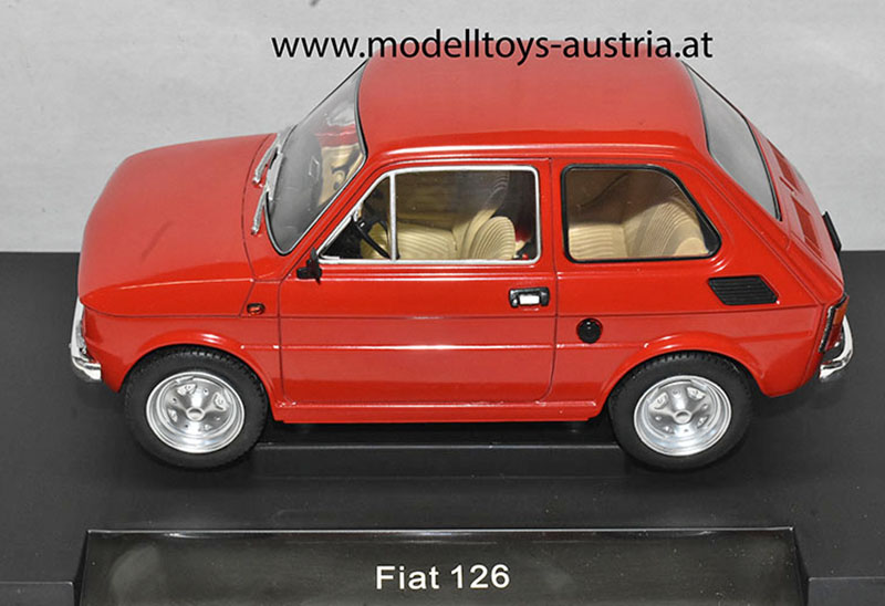 Fiat 126 Limousine rot 1:18