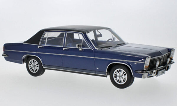 Opel Diplomat B Limousine 1969 - 1972 dunkelblau metallik / matt-schwarz 1:18