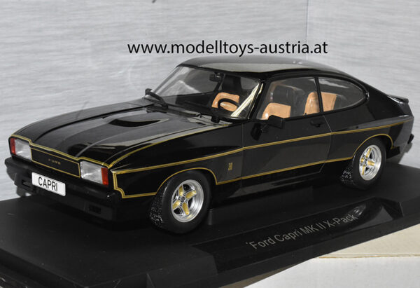 Ford Capri MK II X-Pack 1968-1973 schwarz 1:18