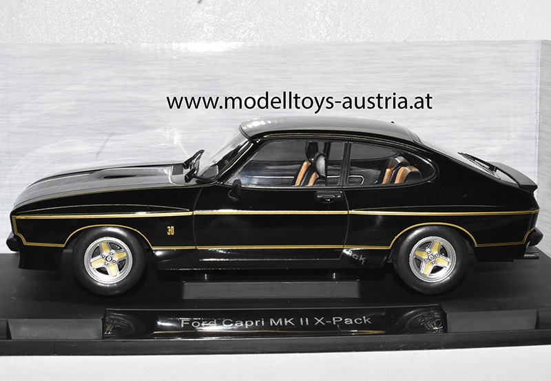 Ford Capri MK II X-Pack 1968-1973 schwarz 1:18