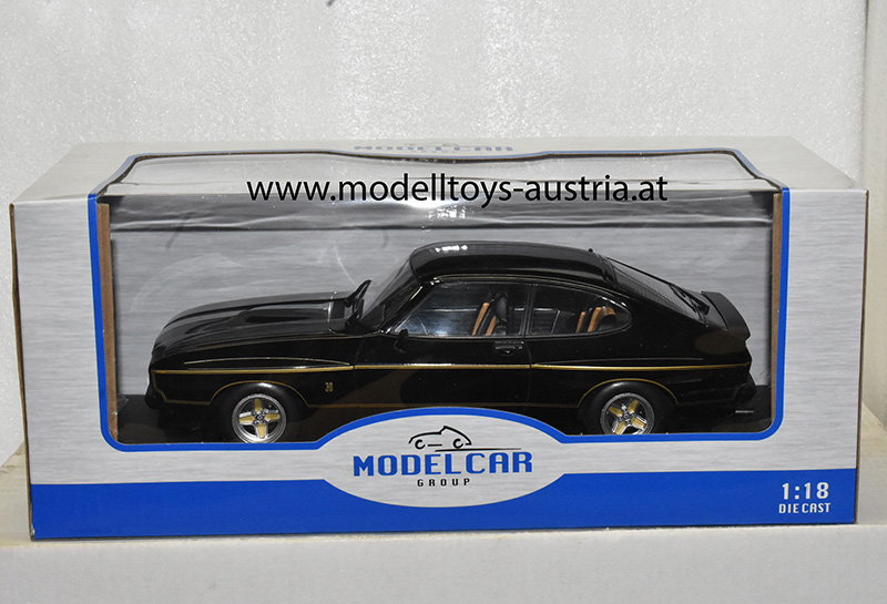 Ford Capri MK II X-Pack 1968-1973 schwarz 1:18