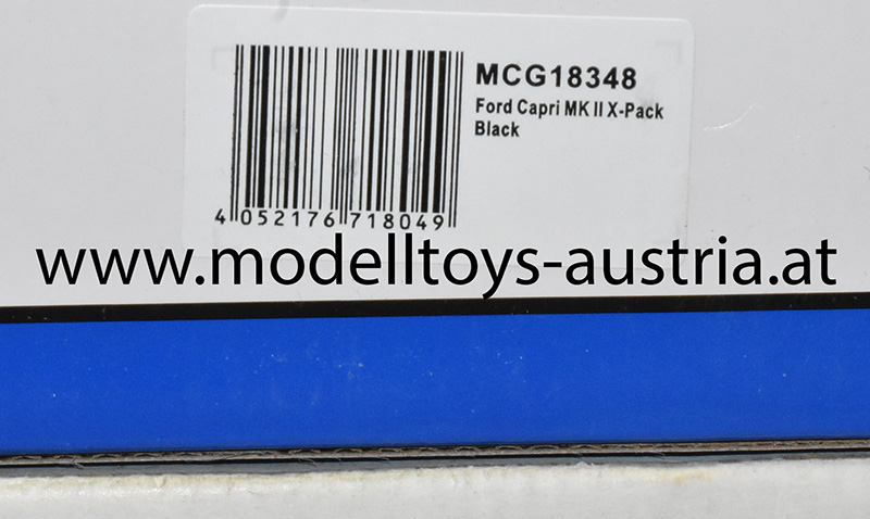Ford Capri MK II X-Pack 1968-1973 schwarz 1:18