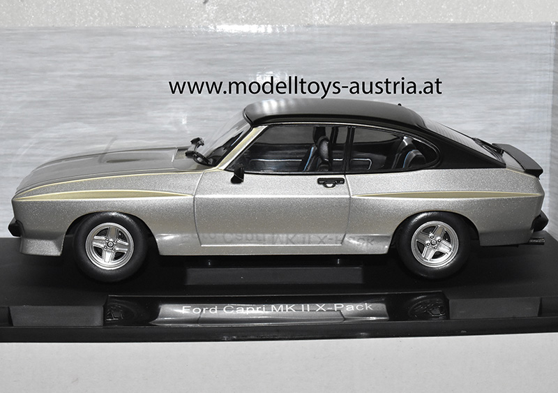 Ford Capri MK II X-Pack 1968-1973 silber metallik 1:18