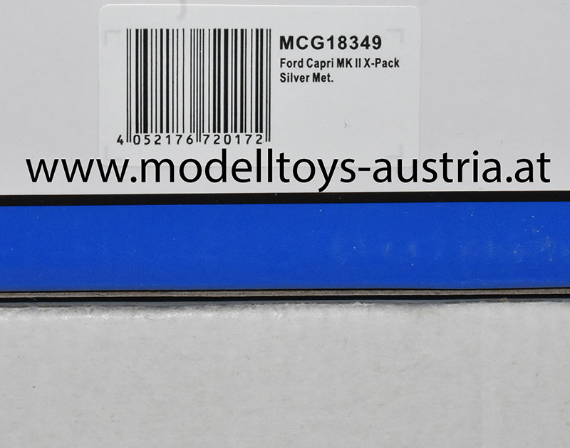 Ford Capri MK II X-Pack 1968-1973 silber metallik 1:18