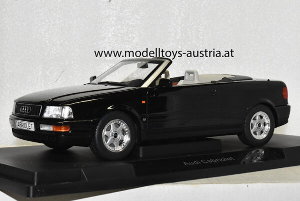 Audi 80 Cabrio 1991 - 2000 schwarz 1:18