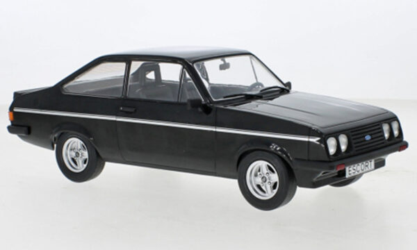 Ford Escort II 2000 RS 1977 schwarz 1:18