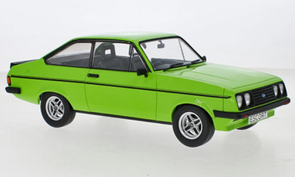 Ford Escort II 2000 RS 1977 hell grün 1:18