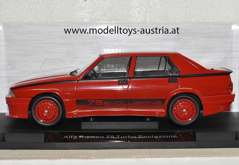 Alfa Romeo 75 Turbo Evolitione rot 1:18