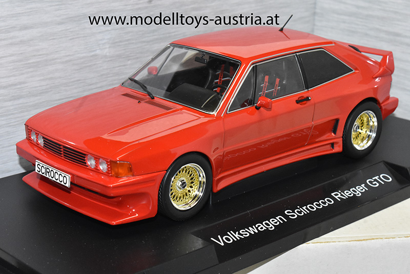 VW Scirocco I Rieger GTO 1987 rot 1:18