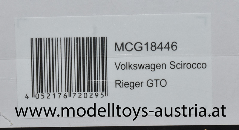 VW Scirocco I Rieger GTO 1987 rot 1:18