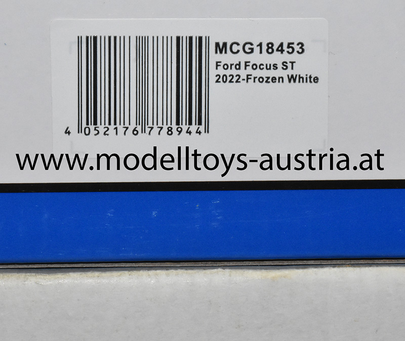 Ford Focus ST 2022 weiss 1:18