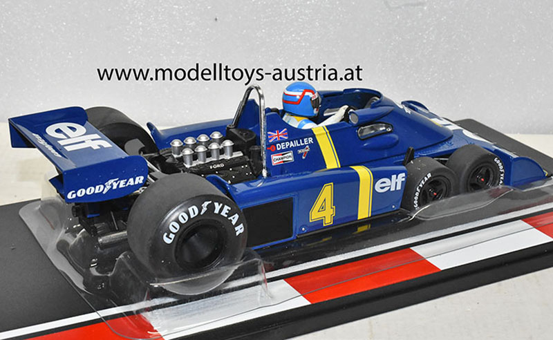 Tyrrell P34 Ford 6-Rad 1976 Patrick DEPAILLER Schweden GP 1:18 MCG