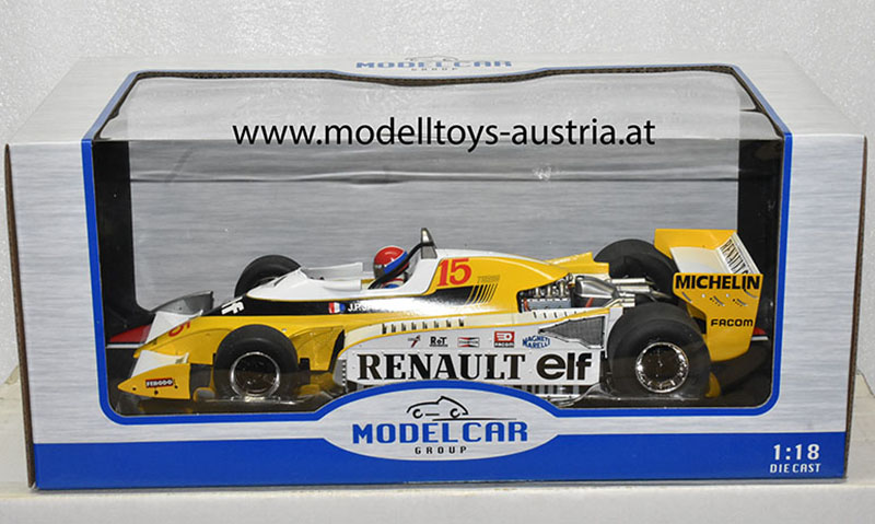 Renault RE10 Renault 1979 Jean Pierre JABOUILLE Sieger Frankreich GP 1:18 MCG