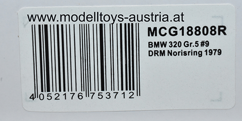 BMW E21 320 Gr.5 1979 DRM Norisring Franz ALBERT Rodenstock 1:18