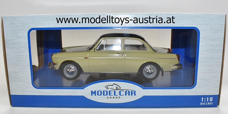 VW 1500 S Typ 3 Limousine 1963 beige / schwarz 1:18