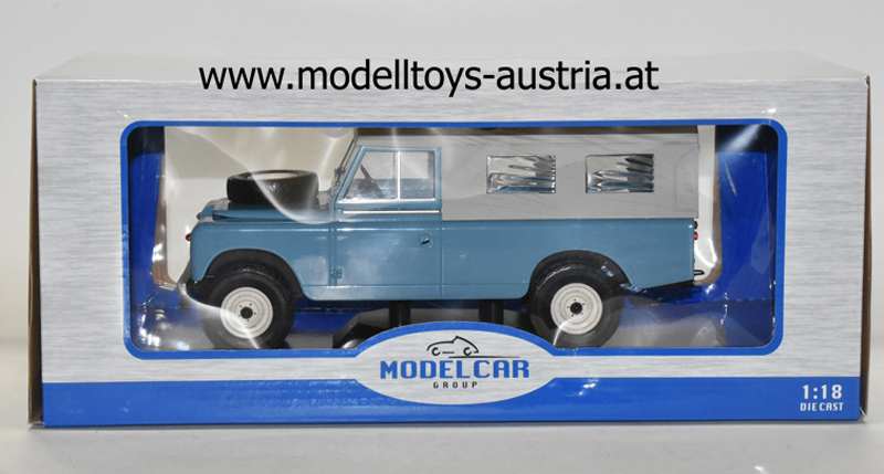 Land Rover 109 Series II Pick Up 1959 blau 1:18