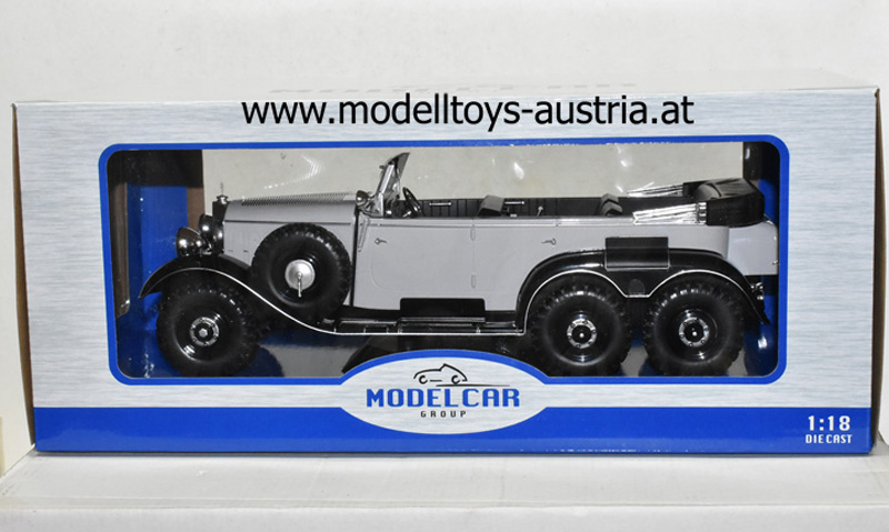 Mercedes Benz W31 G4 Cabrio 1938 schwarz / hellgrau 1:18