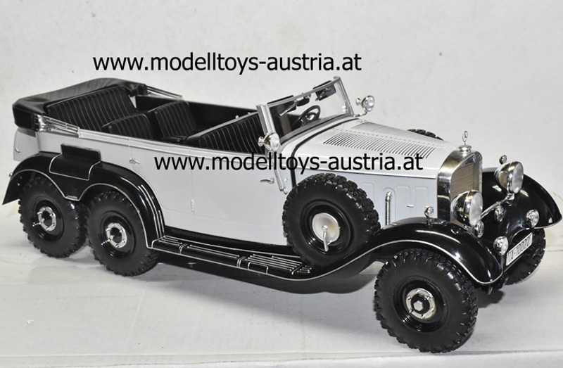 Mercedes Benz W31 G4 Cabrio 1938 schwarz / hellgrau 1:18