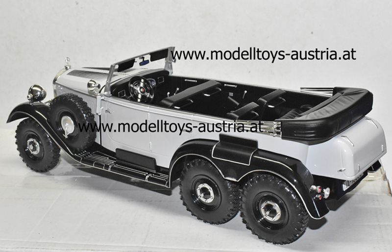 Mercedes Benz W31 G4 Cabrio 1938 schwarz / hellgrau 1:18