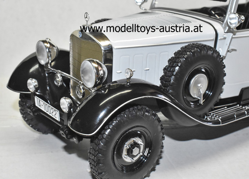 Mercedes Benz W31 G4 Cabrio 1938 schwarz / hellgrau 1:18